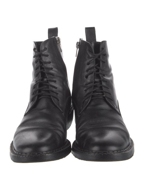 Robert Clergerie Leather Combat Boots