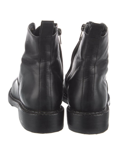 Robert Clergerie Leather Combat Boots