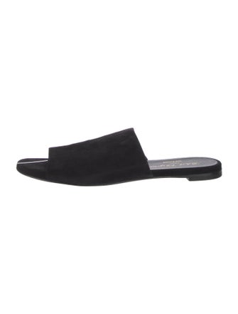 Robert Clergerie Suede Slides