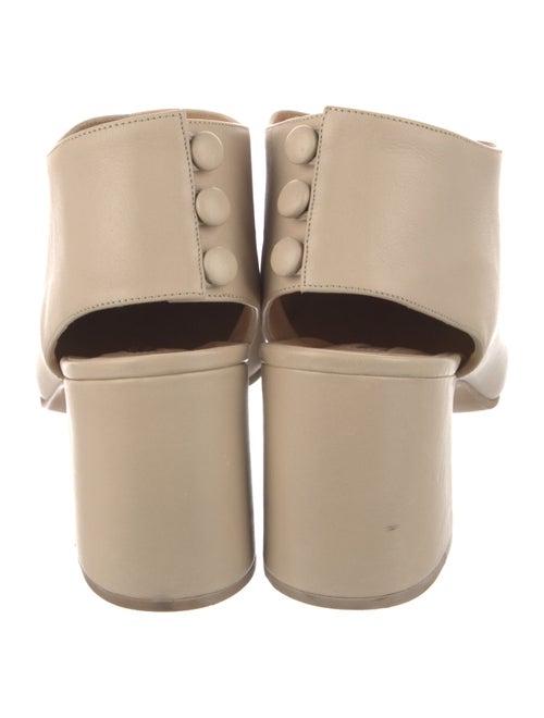 Robert Clergerie Leather Mules