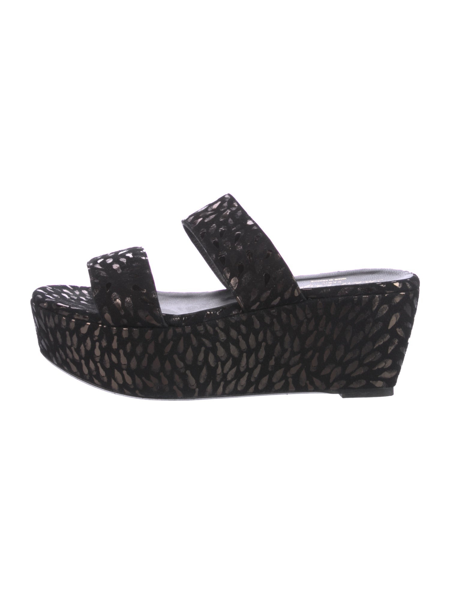 Robert Clergerie Suede Slides