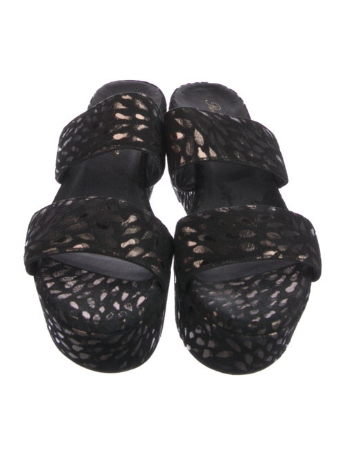 Robert Clergerie Suede Slides