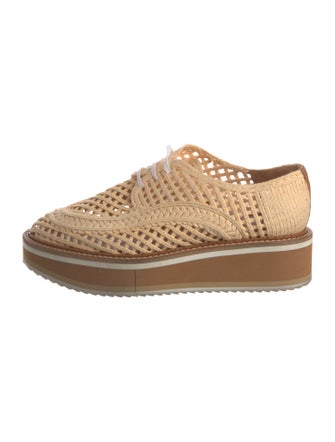 Robert Clergerie Raffia Oxfords