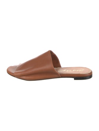 Robert Clergerie Leather Slides