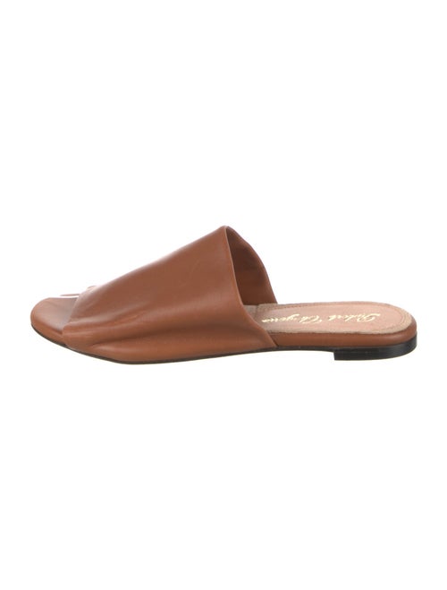 Robert Clergerie Leather Slides