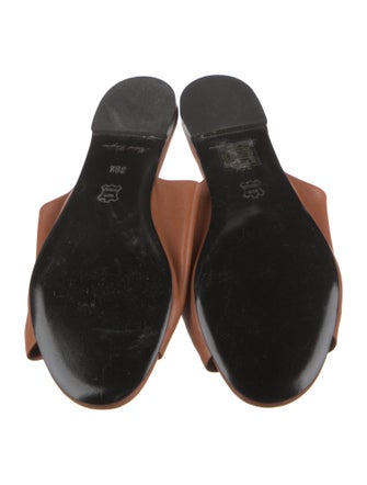 Robert Clergerie Leather Slides