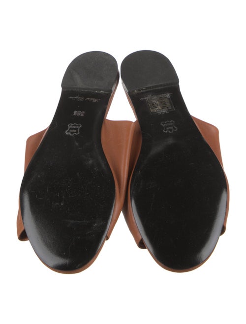 Robert Clergerie Leather Slides