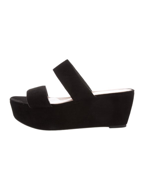 Robert Clergerie Suede Slides