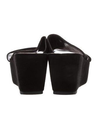 Robert Clergerie Suede Slides