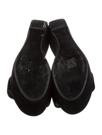 Robert Clergerie Suede Slides