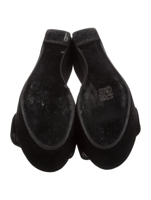 Robert Clergerie Suede Slides