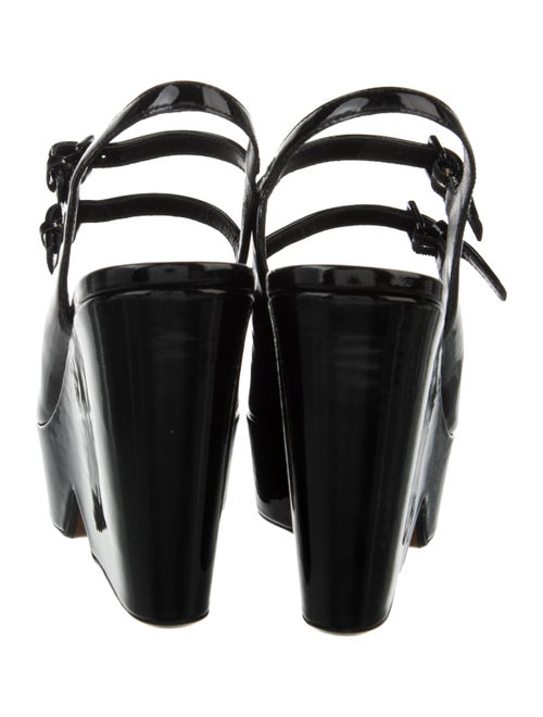 Robert Clergerie Patent Leather Slingback Pumps