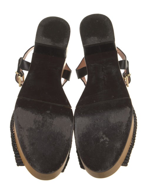 Robert Clergerie Leather Colorblock Pattern Slingback Pumps