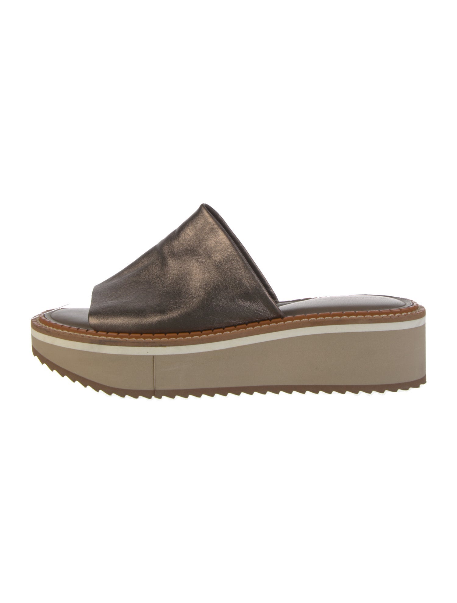 Robert Clergerie Leather Slides
