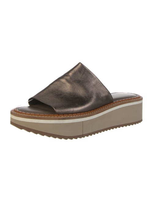 Robert Clergerie Leather Slides