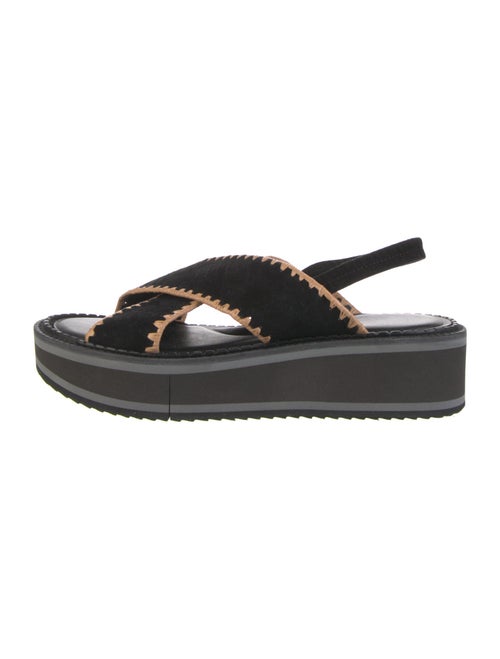 Robert Clergerie Suede Slingback Sandals