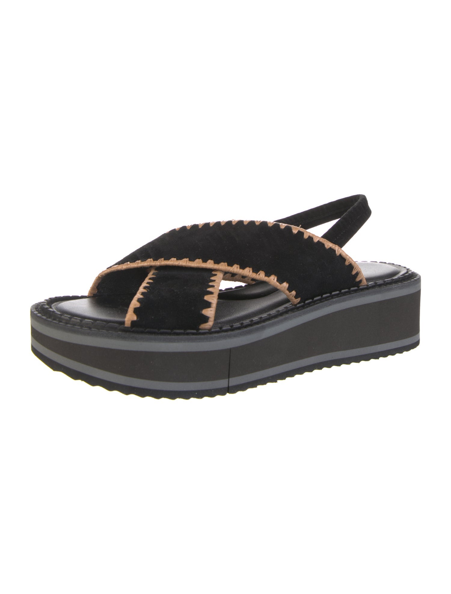 Robert Clergerie Suede Slingback Sandals