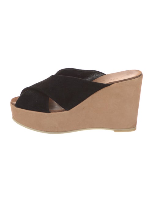 Robert Clergerie Suede Slides