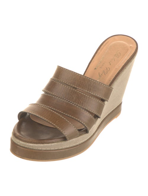 Robert Clergerie Leather Slides