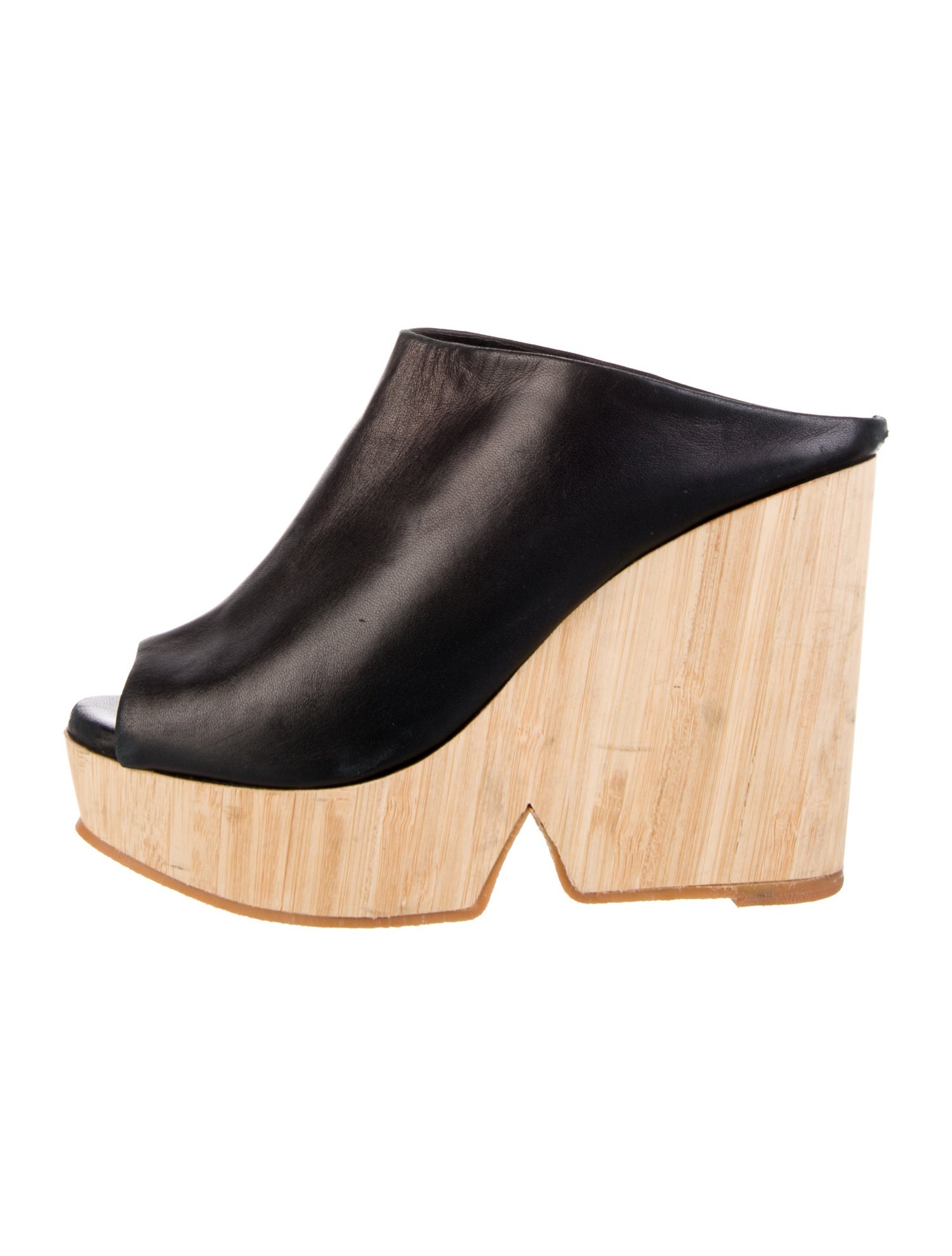 Robert Clergerie Leather Mules