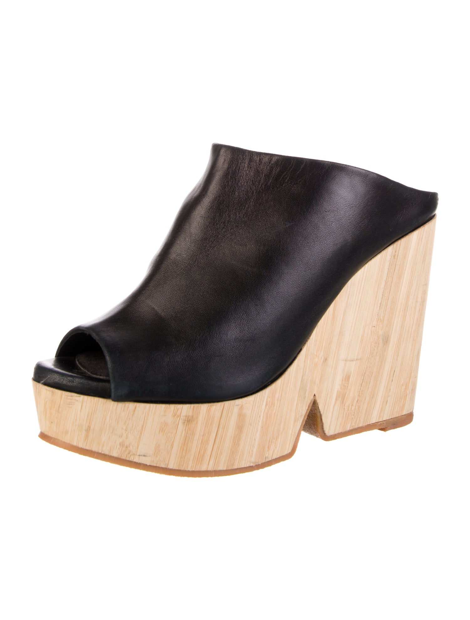 Robert Clergerie Leather Mules