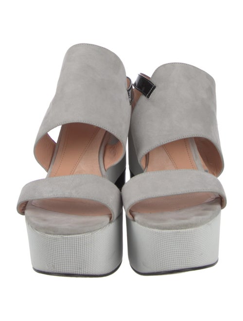 Robert Clergerie Suede Slingback Sandals