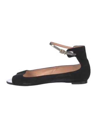Robert Clergerie Suede Flats