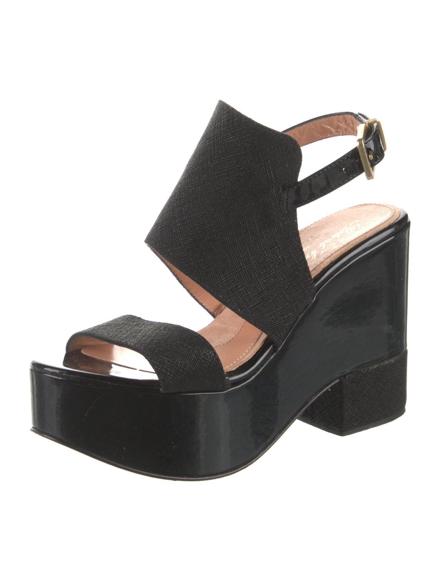 Robert Clergerie Patent Leather Slingback Sandals