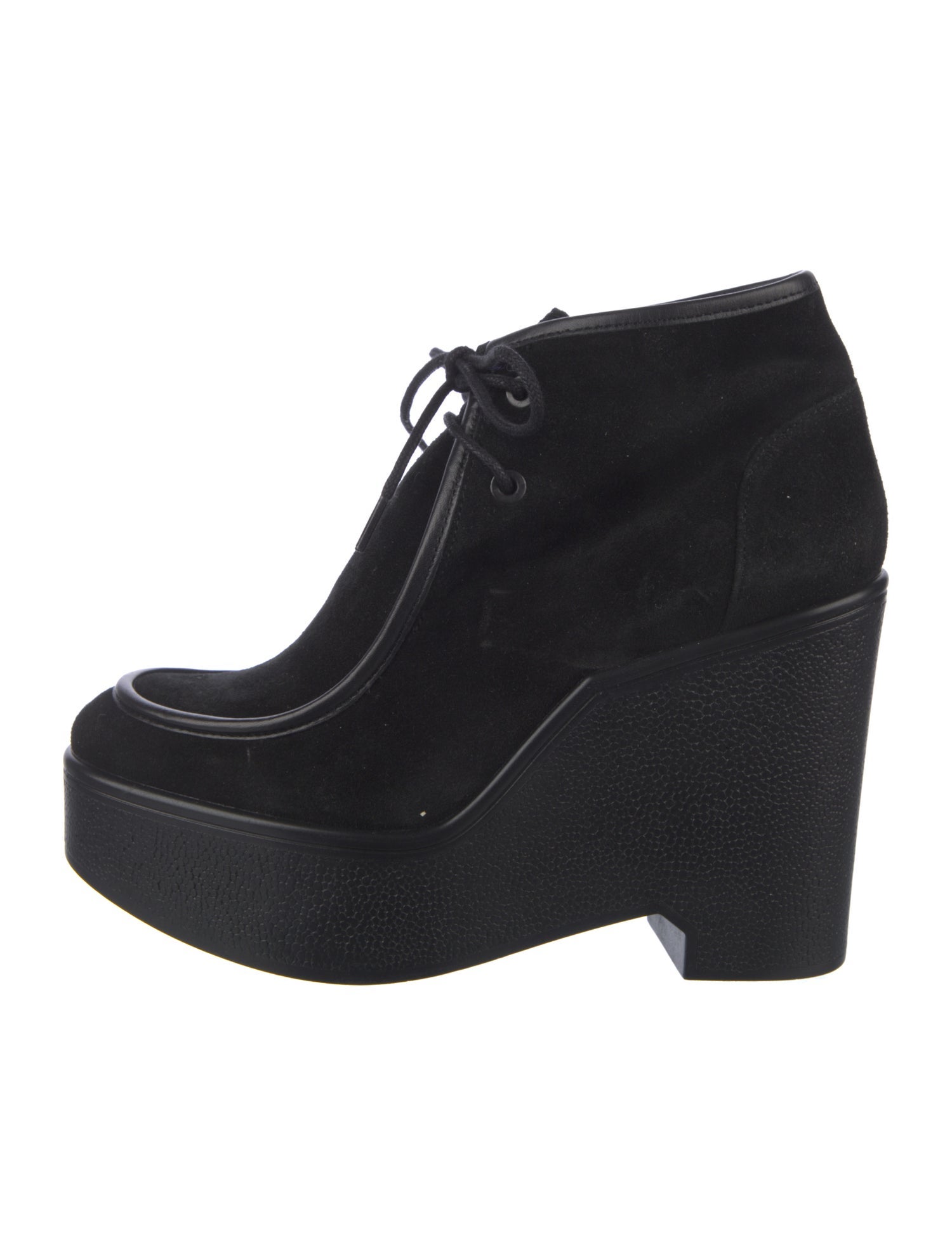Robert Clergerie Suede Lace-Up Boots