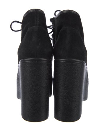 Robert Clergerie Suede Lace-Up Boots