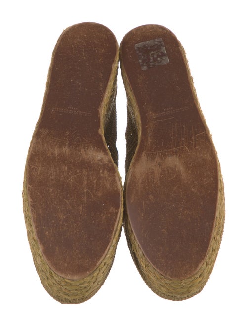 Robert Clergerie Raffia Mules