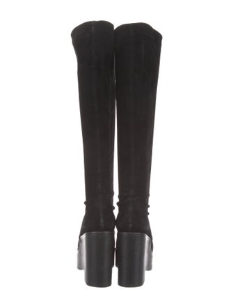 Robert Clergerie Suede Sock Boots