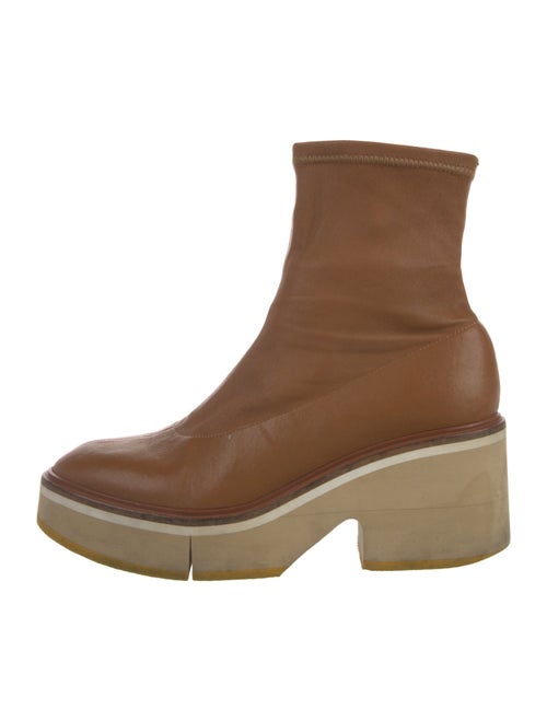 Robert Clergerie Leather Sock Boots