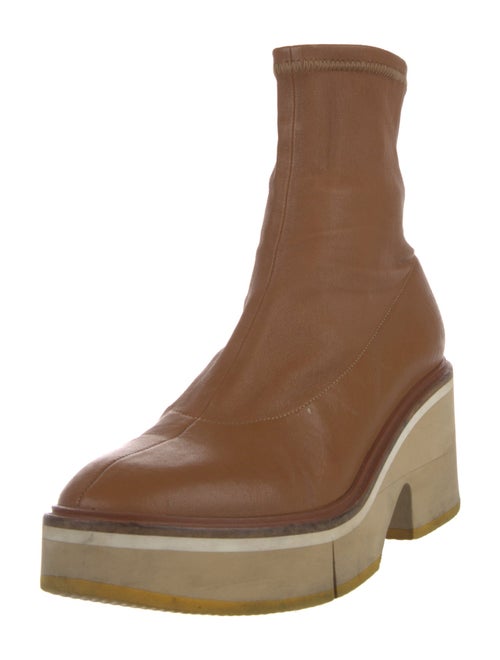 Robert Clergerie Leather Sock Boots