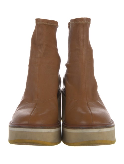 Robert Clergerie Leather Sock Boots