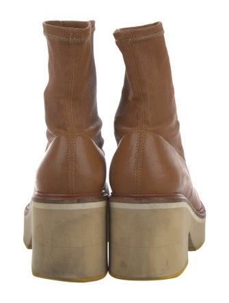 Robert Clergerie Leather Sock Boots