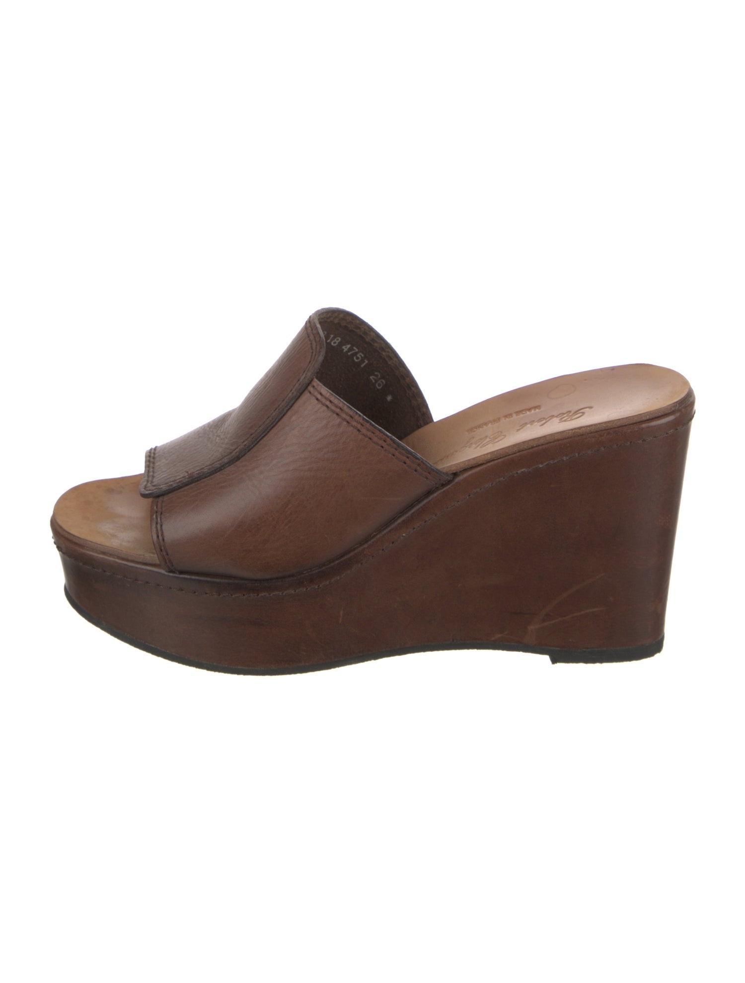 Robert Clergerie Leather Slides