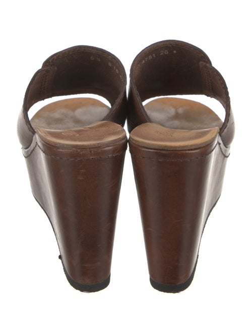 Robert Clergerie Leather Slides