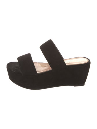 Robert Clergerie Suede Slides