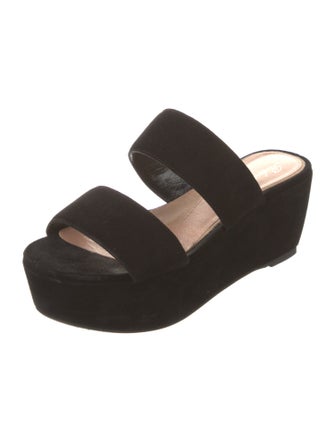 Robert Clergerie Suede Slides
