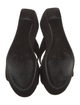 Robert Clergerie Suede Slides