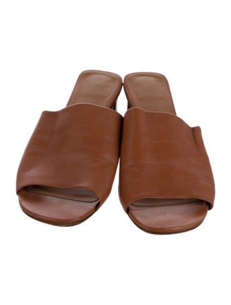 Robert Clergerie Leather Slides