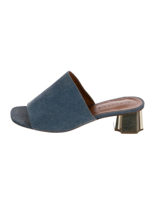 Robert Clergerie Denim Slides