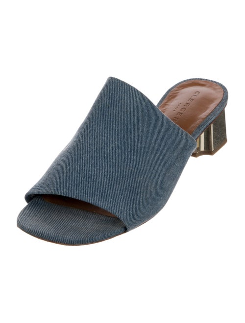 Robert Clergerie Denim Slides