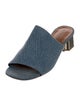 Robert Clergerie Denim Slides