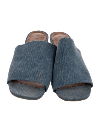 Robert Clergerie Denim Slides