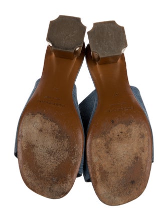 Robert Clergerie Denim Slides