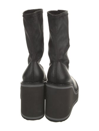 Robert Clergerie Leather Sock Boots
