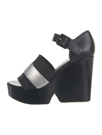 Robert Clergerie Leather Slingback Sandals