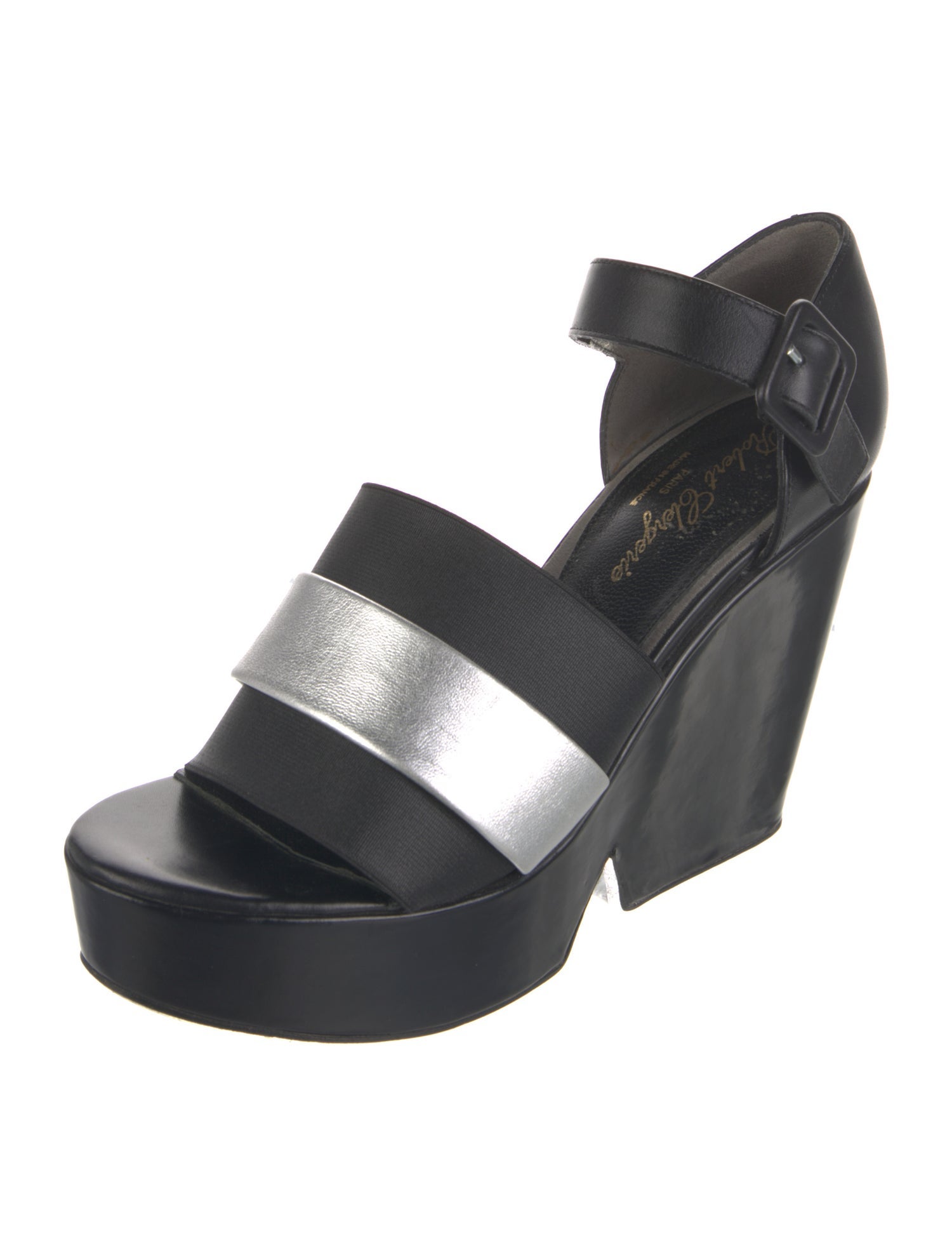 Robert Clergerie Leather Slingback Sandals